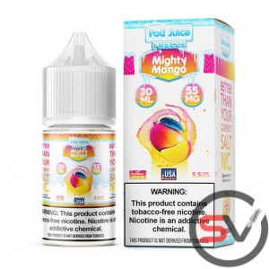 POD JUICE TFN SALT 30ML - MIGHTY MANGO FREEZE POD JUICE TFN SALT 30ML - MIGHTY MANGO FREEZE